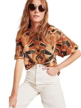 Anthropologie Dolan Seraphina Woven Top women’s Medium